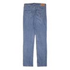 LEVI'S Womens Slim Light Blue Denim Jeans Cotton Blend Zip W30 L33 Casual