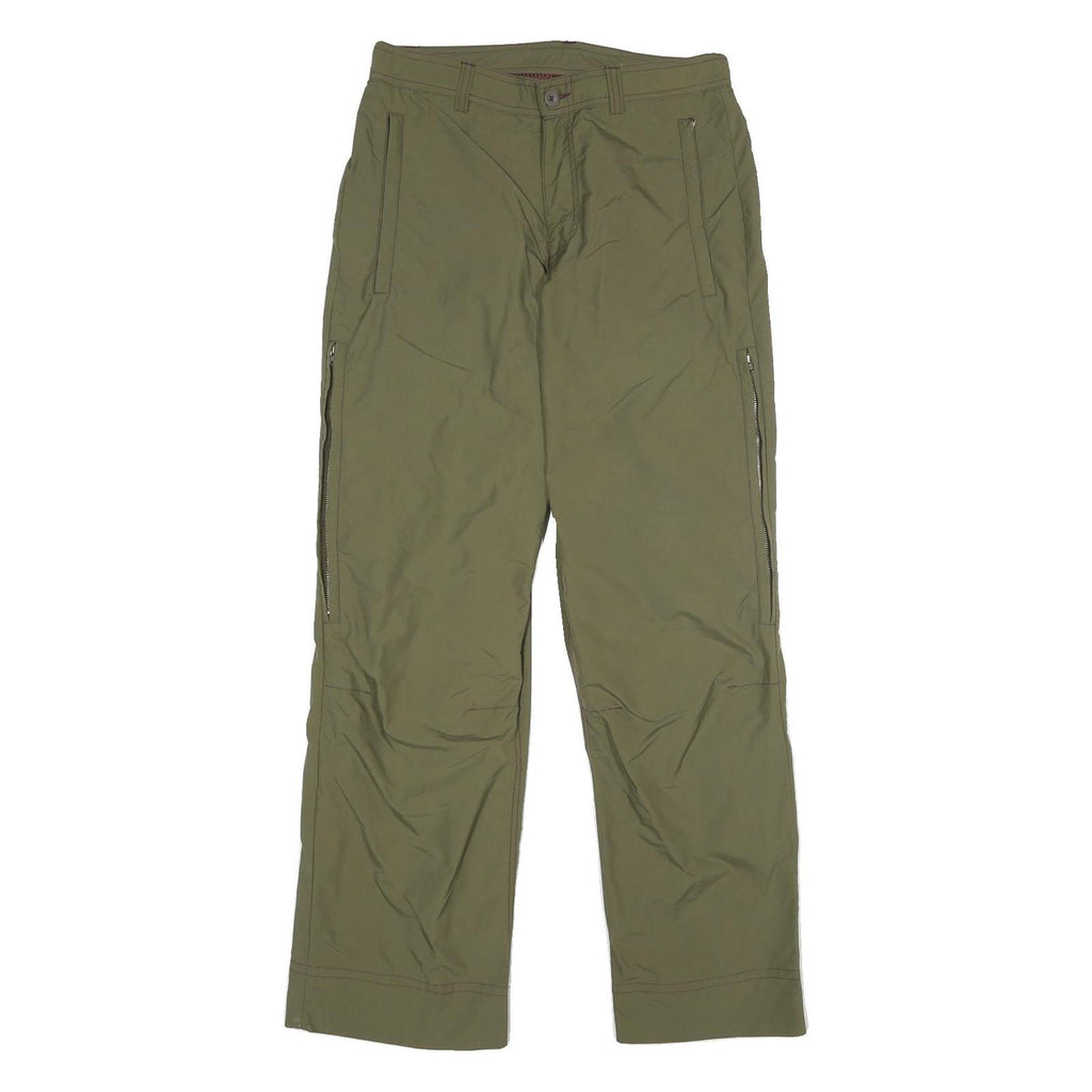 L.O.G.G. Mens Polyamide Blend Beige Regular Fit Straight Leg Trousers W30 L33