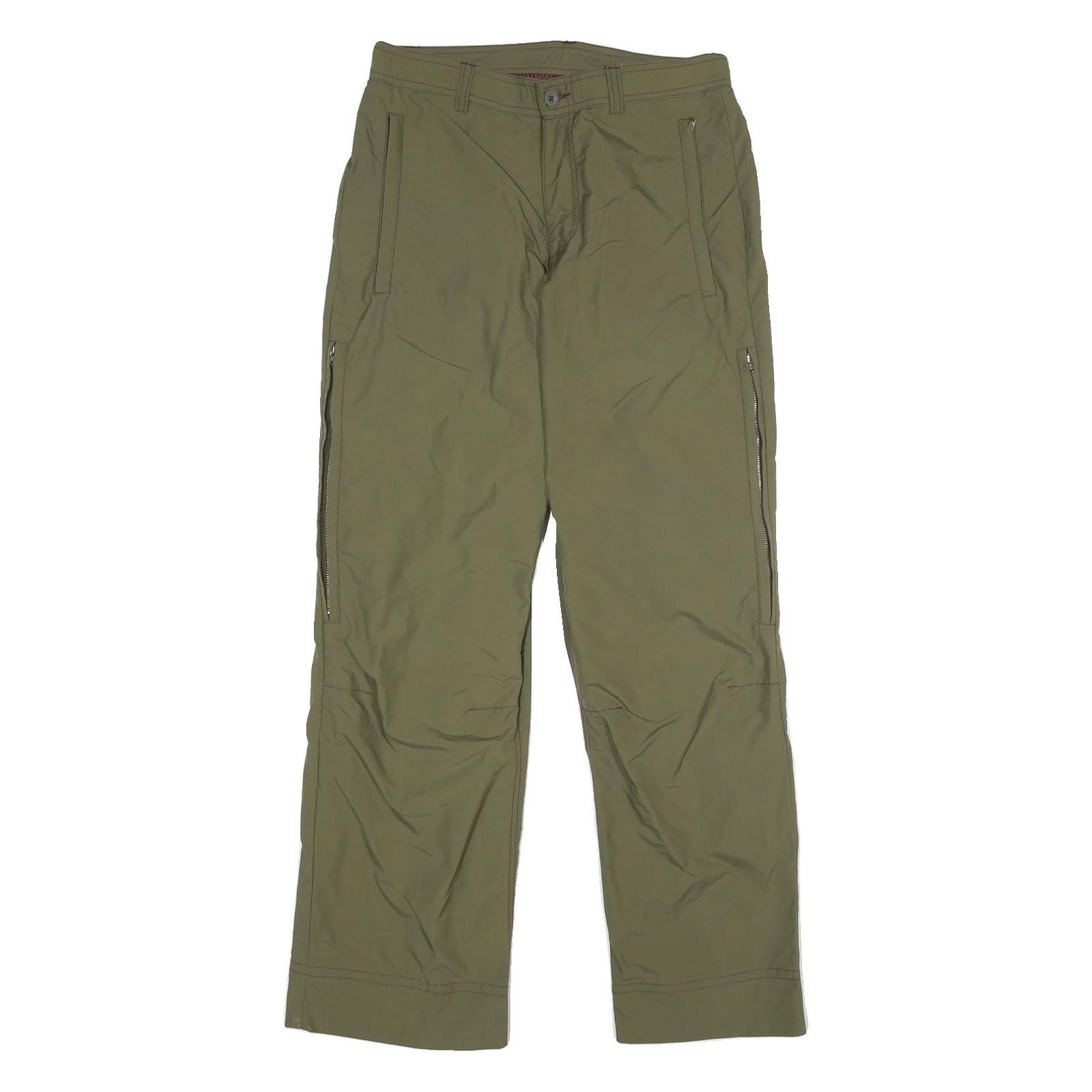 L.O.G.G. Mens Polyamide Blend Beige Regular Fit Straight Leg Trousers W30 L33