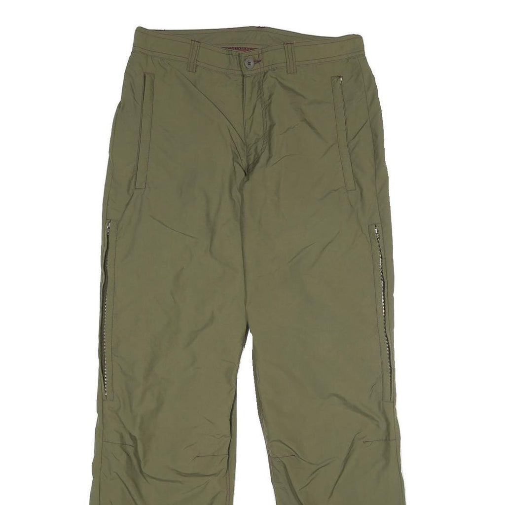 L.O.G.G. Mens Polyamide Blend Beige Regular Fit Straight Leg Trousers W30 L33