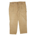 DICKIES Mens Jeans Beige Regular Straight Denim W42 L28 Workwear Cotton Blend