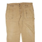 DICKIES Mens Jeans Beige Regular Straight Denim W42 L28 Workwear Cotton Blend