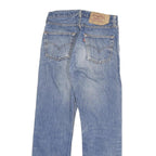 LEVI'S 501 Mens Jeans Blue Regular Straight Denim Medium W26 L28 Classic Fit