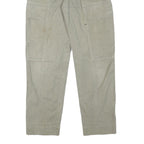 EL PASO Mens Cotton Blend Beige Regular Fit Trousers W28 L30 Casual Workwear Zip