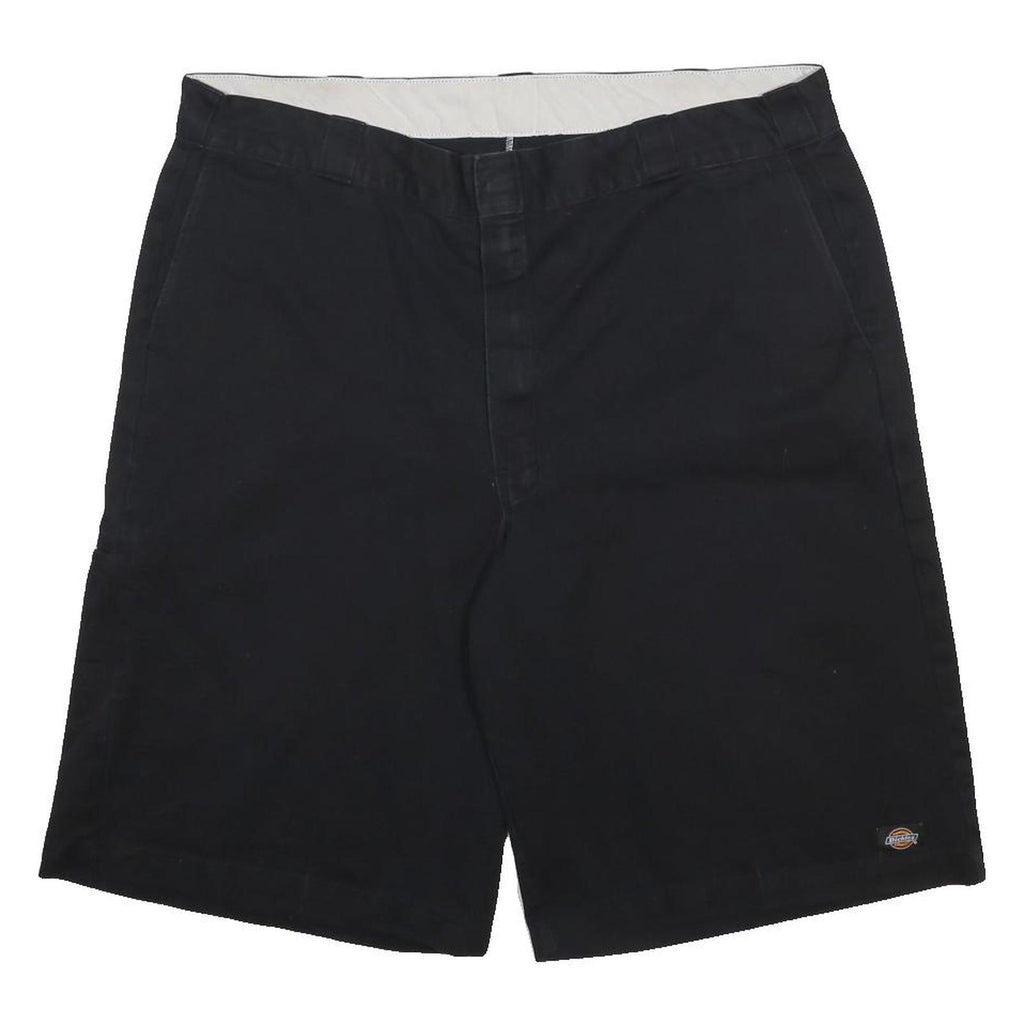DICKIES Mens Shorts Black Casual Classic 2XL W42 Workwear Cotton Blend