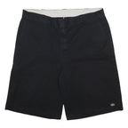 DICKIES Mens Shorts Black Casual Classic 2XL W42 Workwear Cotton Blend