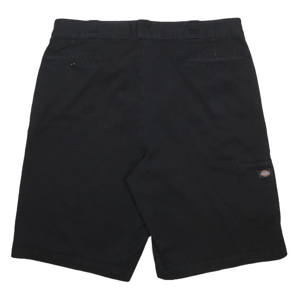 DICKIES Mens Shorts Black Casual Classic 2XL W42 Workwear Cotton Blend