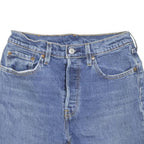 LEVI'S Womens Denim Blue Cut-Off Shorts S W27 Frayed Hem Casual Summer