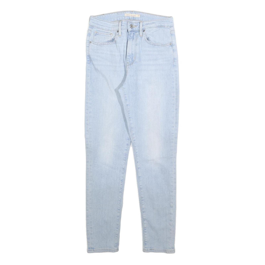 LEVI'S 721 Womens Jeans Blue Slim Skinny Denim Light W27 L28 Stretch Cotton
