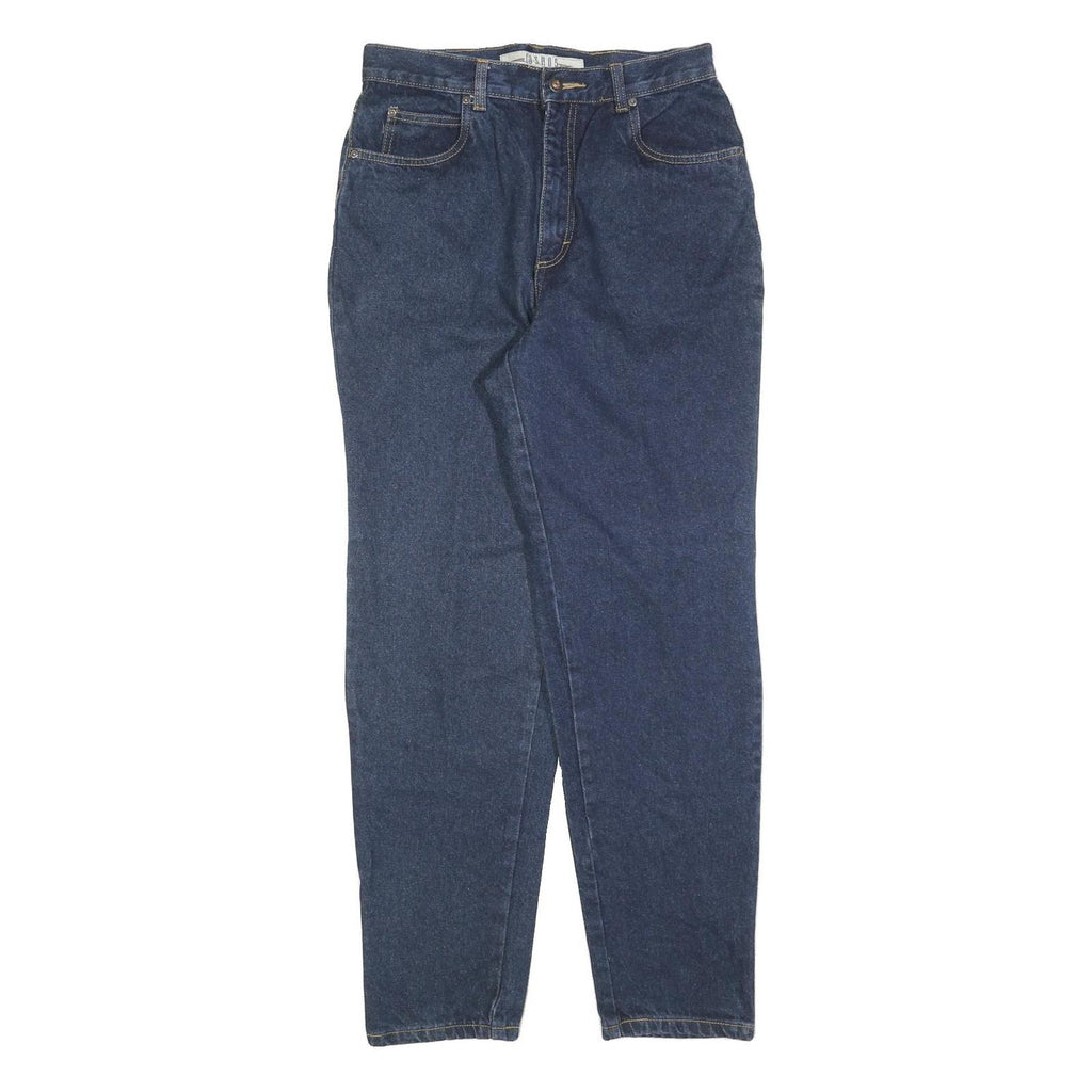 COSMOS Womens Jeans Blue Regular Straight Denim Medium W30 L32 Classic Fit Zip