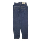 COSMOS Womens Jeans Blue Regular Straight Denim Medium W30 L32 Classic Fit Zip