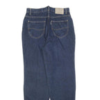 COSMOS Womens Jeans Blue Regular Straight Denim Medium W30 L32 Classic Fit Zip