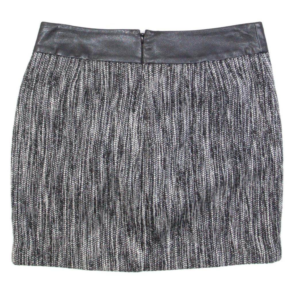 CALVIN KLEIN Womens Straight Skirt Black Short M