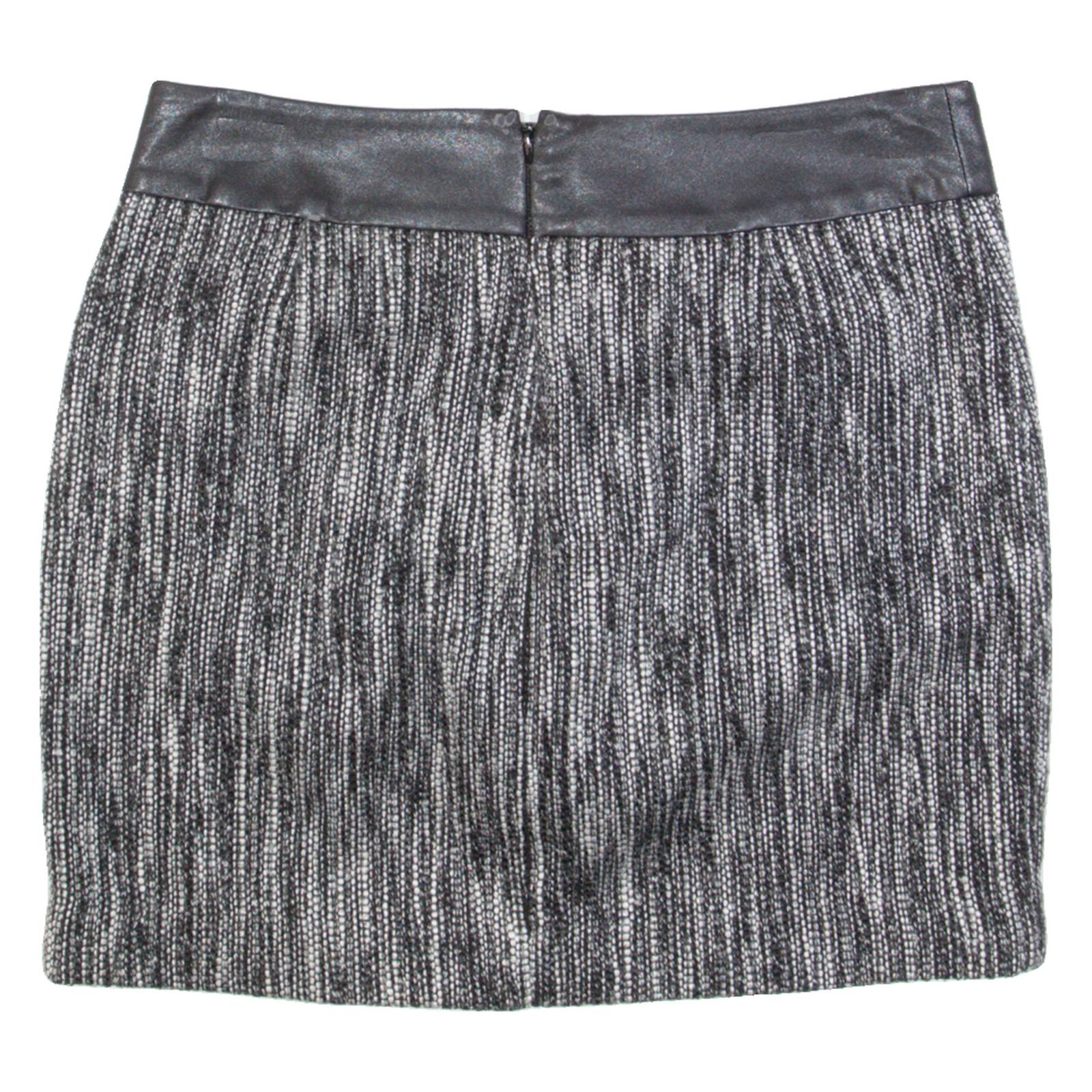 CALVIN KLEIN Womens Straight Skirt Black Short M