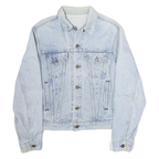 LEVI'S Mens Blue Denim Button Jacket M Cotton Classic Fit Casual