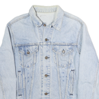 LEVI'S Mens Blue Denim Button Jacket M Cotton Classic Fit Casual