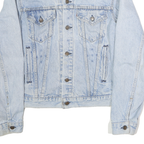 LEVI'S Mens Blue Denim Button Jacket M Cotton Classic Fit Casual