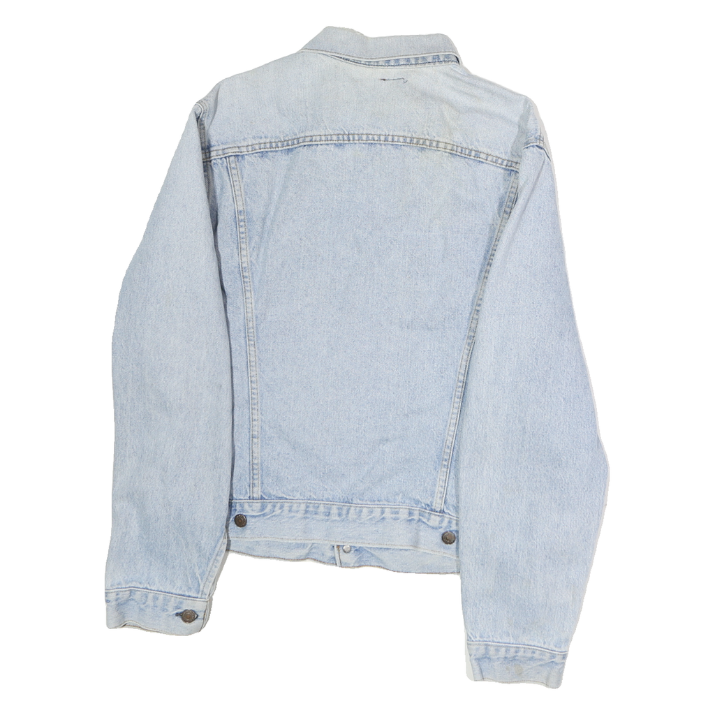 LEVI'S Mens Blue Denim Button Jacket M Cotton Classic Fit Casual