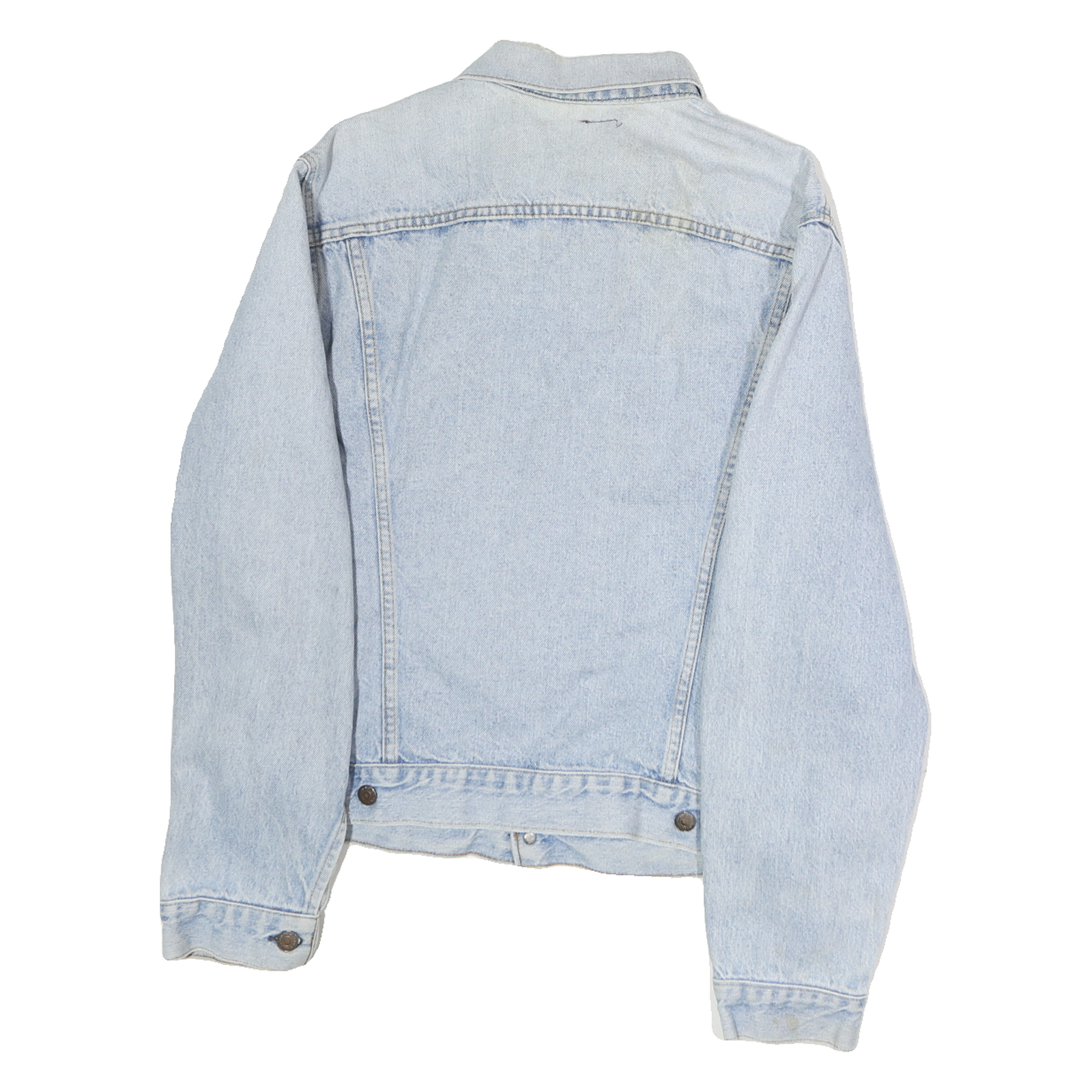 LEVI'S Mens Blue Denim Button Jacket M Cotton Classic Fit Casual