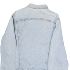 LEVI'S Mens Blue Denim Button Jacket M Cotton Classic Fit Casual