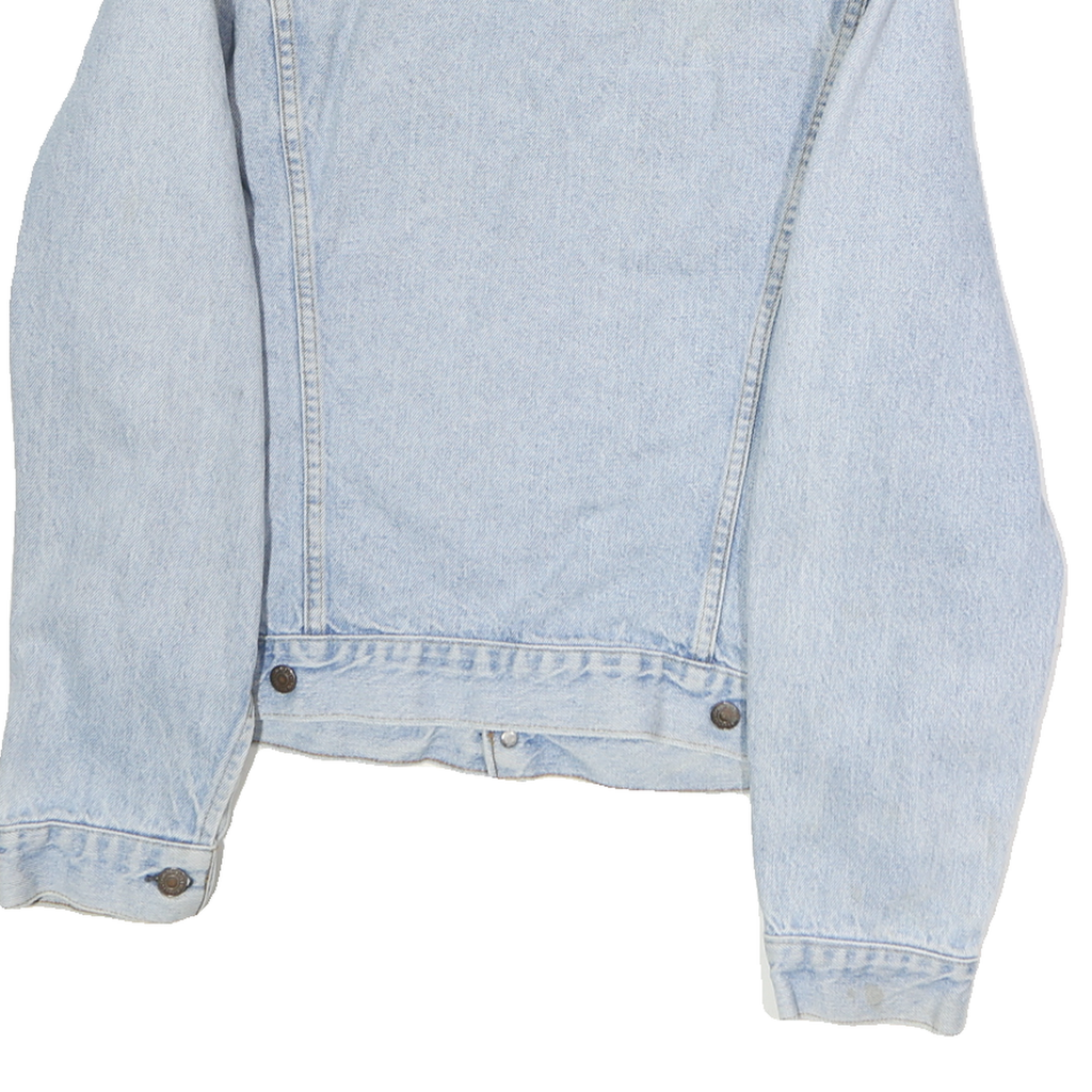 LEVI'S Mens Blue Denim Button Jacket M Cotton Classic Fit Casual