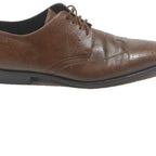 BOSS HUGO BOSS Mens Brown Leather Lace-Up Shoes UK 7.5 Classic Formal Dress