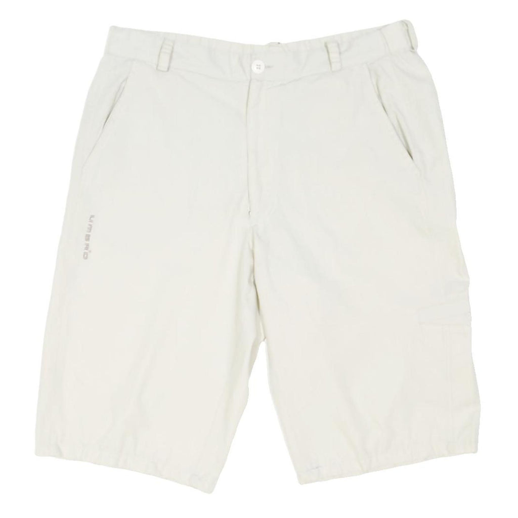 UMBRO Mens Shorts White Casual Plain M W32 Lightweight Summer