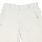 UMBRO Mens Shorts White Casual Plain M W32 Lightweight Summer
