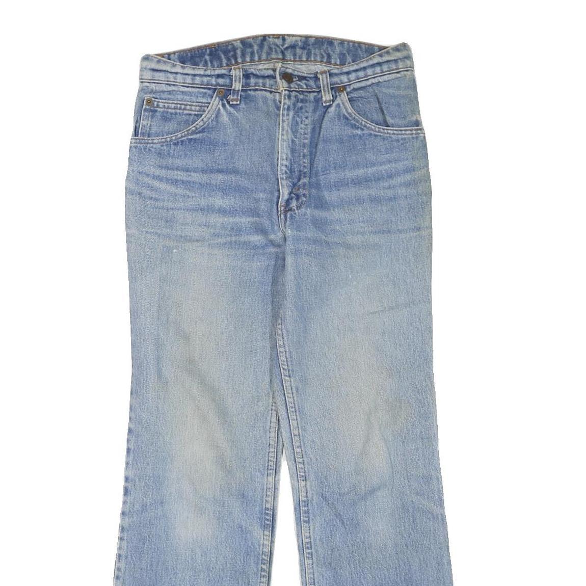 LEVI'S Mens Regular Blue Denim Straight Jeans W30 L30 Classic Cotton Blend Zip