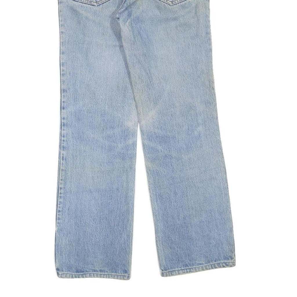 LEVI'S Mens Regular Blue Denim Straight Jeans W30 L30 Classic Cotton Blend Zip