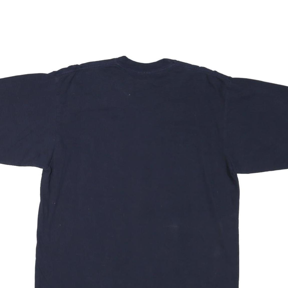 CHAPS RALPH LAUREN Mens Navy Blue Graphic T-Shirt M Short Sleeve Crew Neck