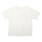 RIVER ISLAND Womens White Graphic T-Shirt UK 16 Short Sleeve Crew Neck Travel