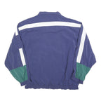 ANSCHUTZ Womens Blue & Green Graphic Zip Polyester Blend Casual Jacket L