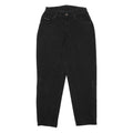 LEE Womens Black Relaxed Jeans Denim W26 L26 Classic Fit Zip Closure