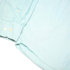 TOMMY HILFIGER Mens Blue Cotton Blend Shirt L Pocket Long Sleeve Classic Fit