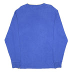 POLO RALPH LAUREN Mens Blue & Yellow Long Sleeve V-Neck Cotton T-Shirt L Luxury