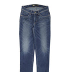 LEVI'S Womens Slim Blue Denim Jeans W24 L30 Zip Stylish Cotton Blend