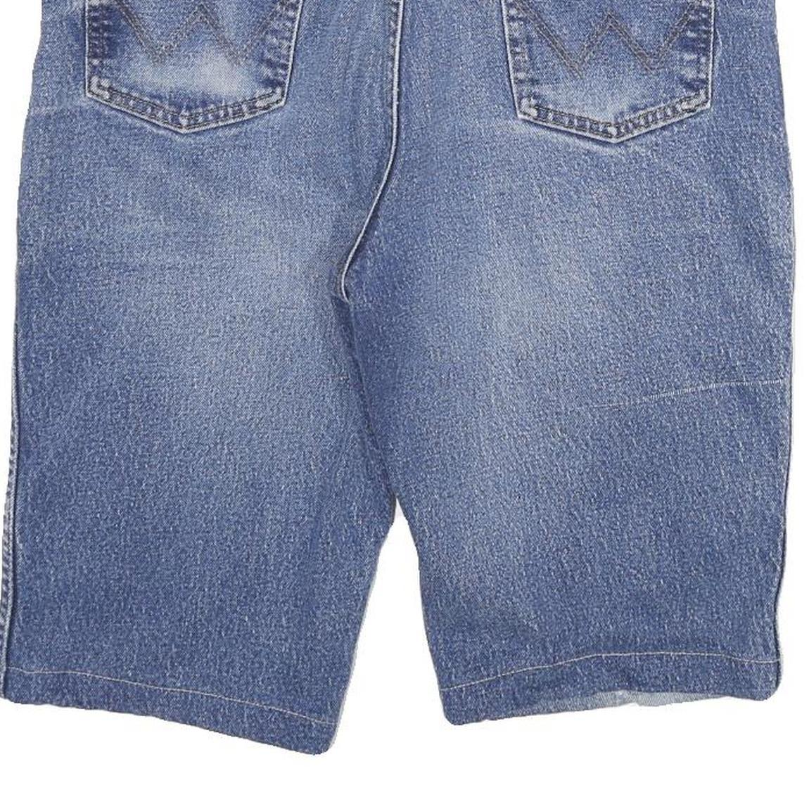 WRANGLER Mens Denim Blue Casual Shorts L W32 Classic Fit Cotton Blend