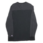 CHAMPION Mens Black Graphic Long Sleeve Crew Neck T-Shirt M