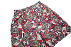PENDLETON Womens Shorts White Navy & Red Golf Print S W27 Casual Cotton
