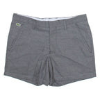 LACOSTE Womens Chino Shorts Grey M W32