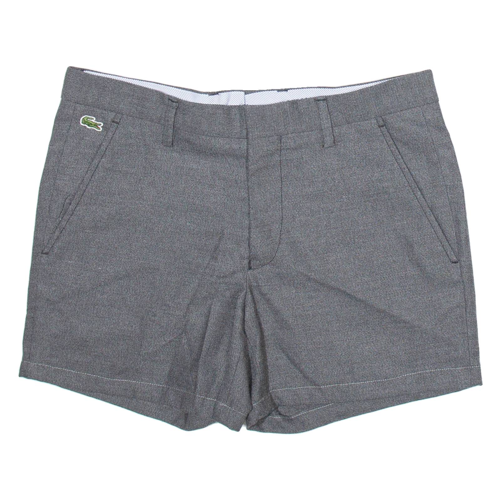 LACOSTE Womens Chino Shorts Grey M W32