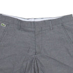 LACOSTE Womens Chino Shorts Grey M W32