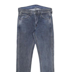 LEVI'S 519 Mens Jeans Blue Slim Skinny Denim Medium W29 L32 Stylish Zip