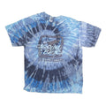 GILDAN Mens Blue Tie Dye Graphic T-Shirt L Crew Neck Short Sleeve Cotton