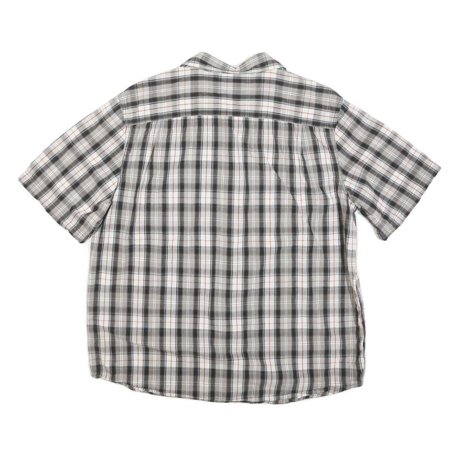 CARHARTT Mens Grey & White Checked Cotton Blend Shirt XL Casual Workwear
