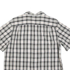 CARHARTT Mens Grey & White Checked Cotton Blend Shirt XL Casual Workwear