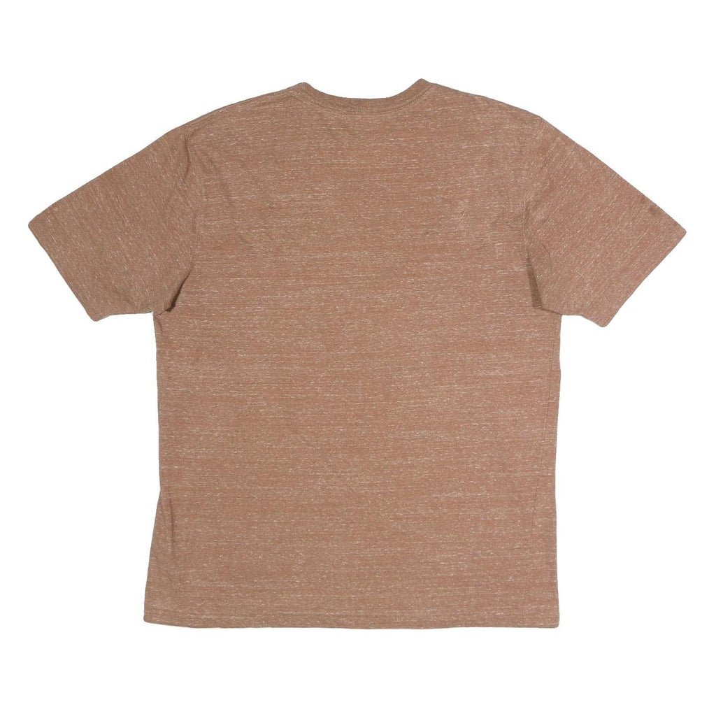 CARHARTT Mens Brown & White Cotton Blend Pocket T-Shirt L Short Sleeve Crew Neck