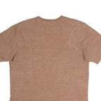 CARHARTT Mens Brown & White Cotton Blend Pocket T-Shirt L Short Sleeve Crew Neck