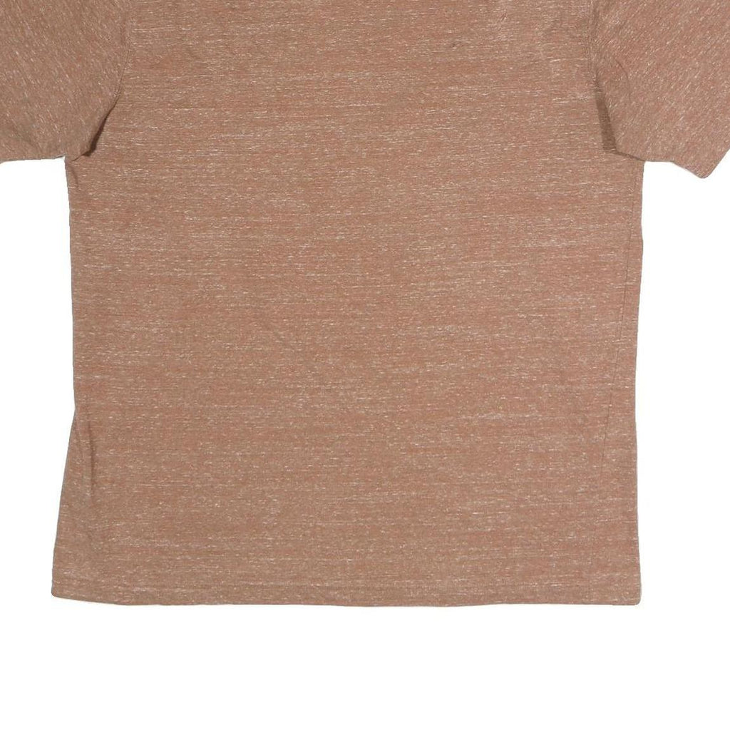 CARHARTT Mens Brown & White Cotton Blend Pocket T-Shirt L Short Sleeve Crew Neck